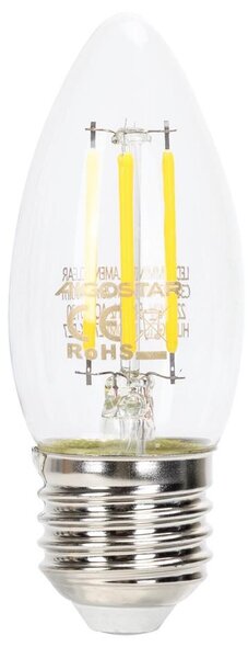 LED Stmievateľná žiarovka VINTAGE C35 E27/4W/230V 6500K - Aigostar