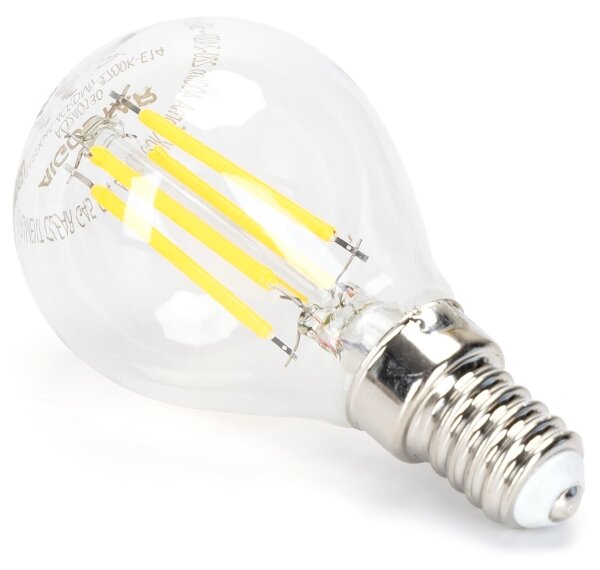 LED Stmievateľná žiarovka FILAMENT G45 E14/4W/230V 6500K - Aigostar