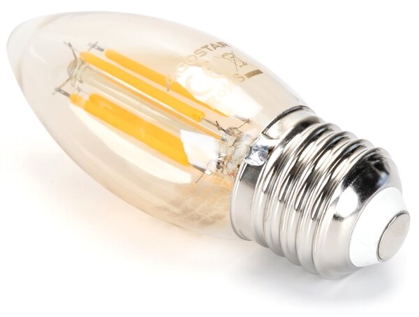 LED Stmievateľná žiarovka FILAMENT C35 E27/4W/230V 2200K - Aigostar