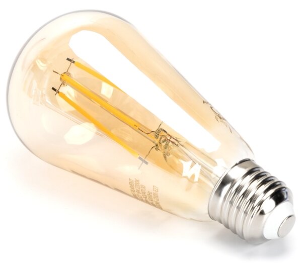 LED Stmievateľná žiarovka FILAMENT ST64 E27/6W/230V 2200K - Aigostar