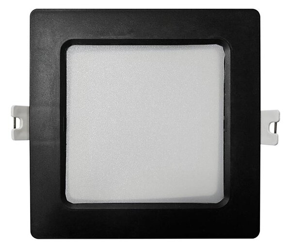 LED Podhľadové svietidlo SQUARE LED/6W/230V 4000K 12x12 cm čierna
