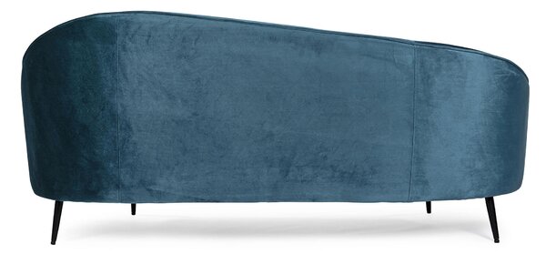 MUZZA Dvojmiestna pohovka seraphin modrá 183 x 85 x 80