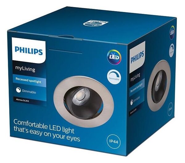 Philips - Stmievateľné LED kúpeľňové svietidlo ABROSA LED/9W/230V IP44