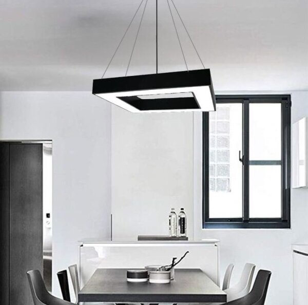 LED Luster na lanku LED/55W/230V 4000K 80x80 cm