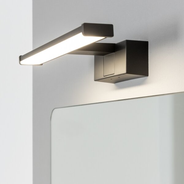Brilagi - LED kúpeľňové osvetlenie zrkadla VESTRA LED/6W/230V 30 cm IP44 čierna