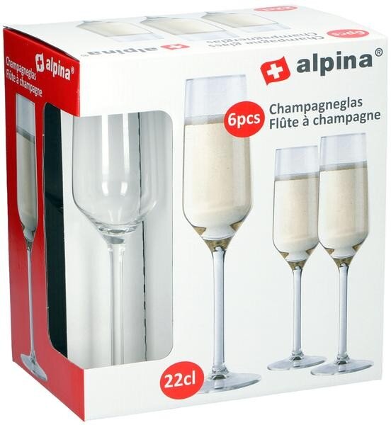Alpina Pohár na šampanské ALPINA 220ml 6ks