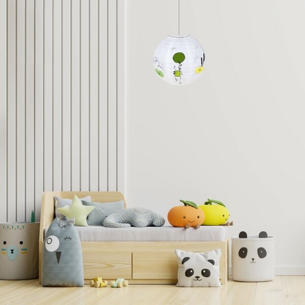 Rabalux 72070 - Detské tienidlo k lustru FROGGO max. 40W pr. 40 cm