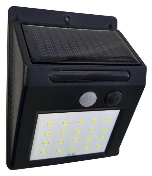 LED solárne nástenné svietidlo so senzorom LED/3W/3,7V 1200 mAh IP44