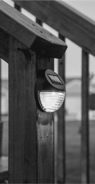 LED Solárne nástenné svietidlo LED/1,2V 600 mAh IP44