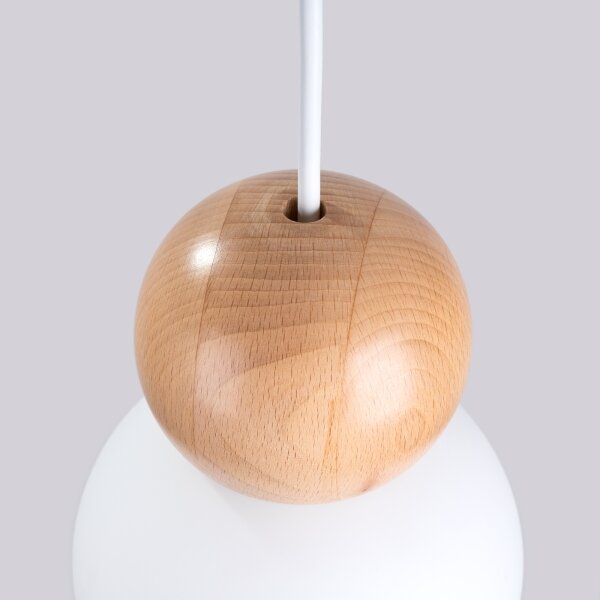 Sollux SL.1390 - Luster na lanku PEKKA 1xG9/8W/230V biela