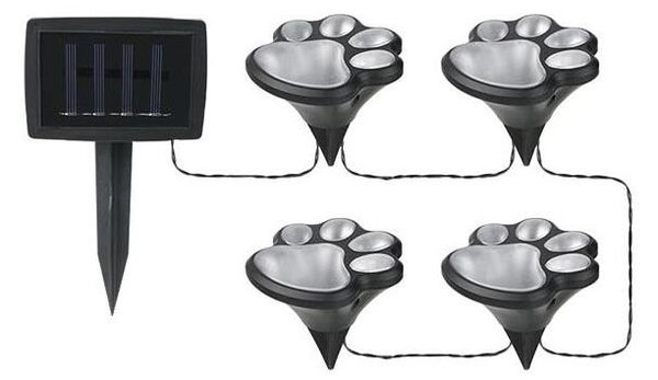 LED Solárne svietidlo LED/0,14W/2V 600 mAh IP44 labky