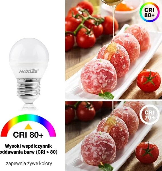 LED Žiarovka G45 E27/8W/230V 4000K