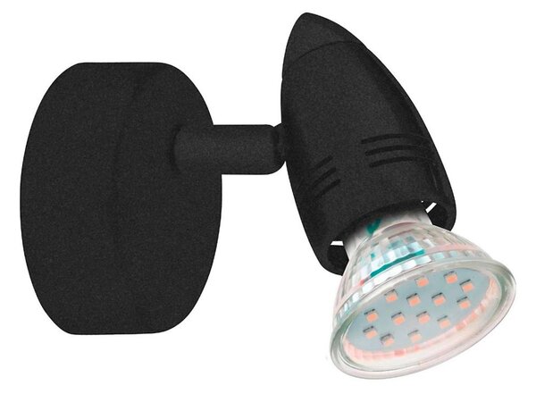 Eglo 780443 - LED Nástenné bodové svietidlo SABADELL 1xGU10/2,8W/230V 3000K čierna
