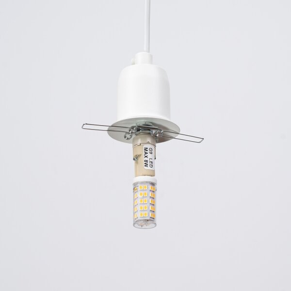 Sollux SL.1357 - Luster na lanku HYPERION 3xG9/8W/230V biela