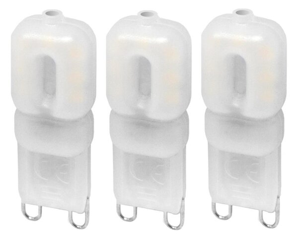 SADA 3x LED Žiarovka ECOLINE G9/2,5W/230V 3000K - Brilagi