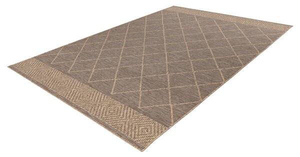 Obsession , Kusový koberec My Oslo 710 Taupe - na von aj na doma, 80x150, hnedá, chodba / predsieň