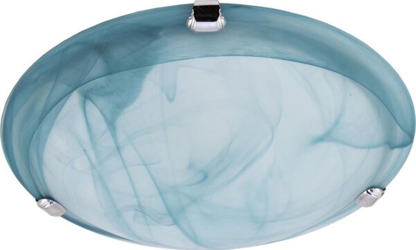 Redo 05-682 - Stropné svietidlo VIRGINIA 1xE27/42W/230V pr. 25 cm modrá