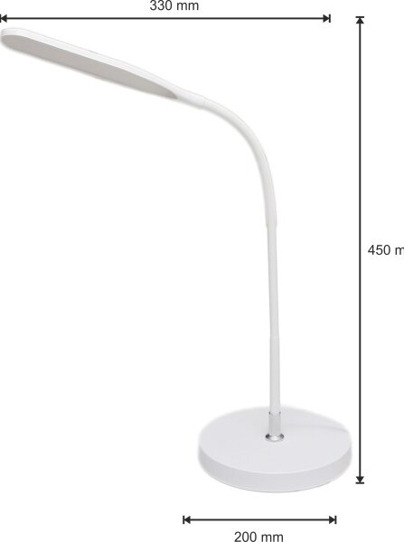 LED Stmievateľná lampa 3v1 LED/10W/230V 3000/4000/6000K CRI 90 biela