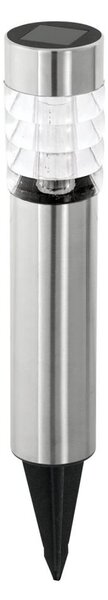 Eglo 48581 - Solárna lampa so snímačom LED/0,06W/1,2V 100 mAh IP44 matný chróm