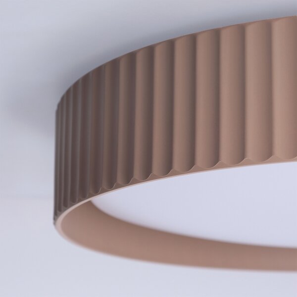 Brilagi - LED stmievateľné stropné svietidlo LUCIA LED/48W/230V pr. 41 cm hnedé s diaľkovým ovládaním