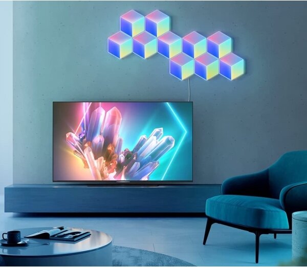 Govee - SADA 10x LED Svietidlo Glide Hexa Pro LED Smart RGBIC Wi-Fi