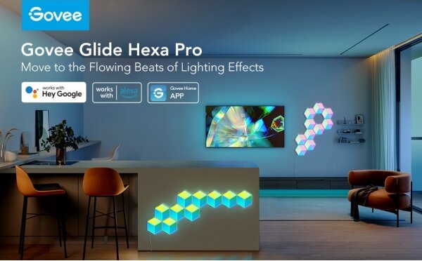 Govee - SADA 10x LED Svietidlo Glide Hexa Pro LED Smart RGBIC Wi-Fi