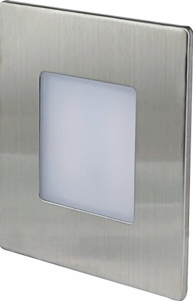 Vonkajšie schodiskové svietidlo LED/1,7W/230V 3000/4000/6000K IP54 chróm