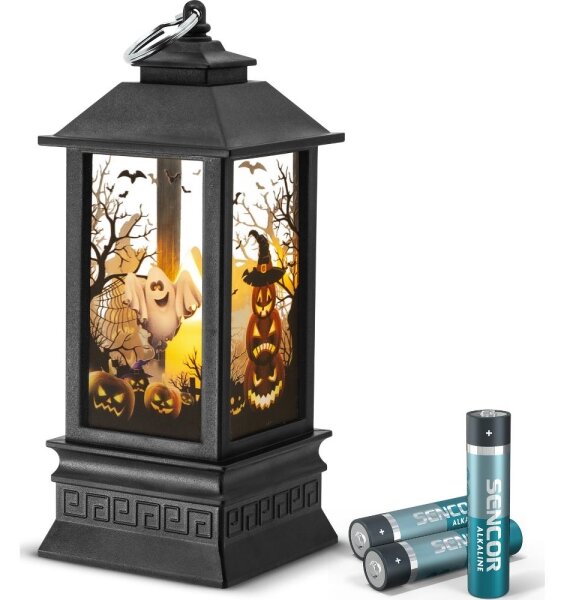 Retlux - LED Dekorácia HALLOWEEN LED/3xAAA/teplá biela lampáš s tekvicami