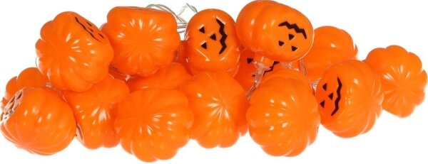 Retlux - LED Dekoračná reťaz HALLOWEEN 20xLED/3xAA/teplá biela 3,3m tekvica