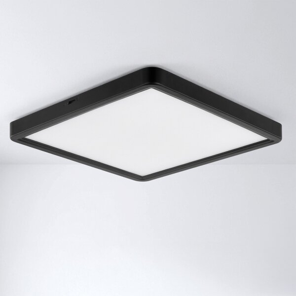 Brilagi -LED stmievateľné stropné svietidlo ESTELA SQUARE LED/36W/230V 31x31 cm čierna+DO