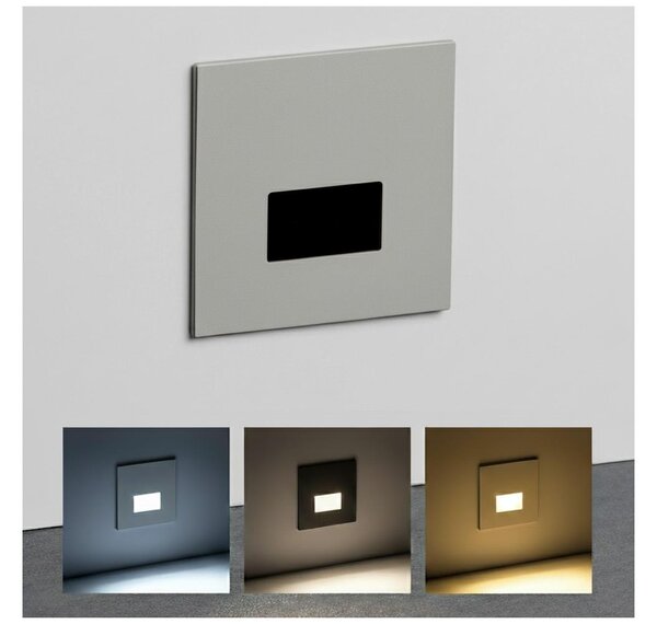 Brilagi - LED schodiskové svietidlo JACK LED/3W/230V 3000/4000/6500K IP65 sivá