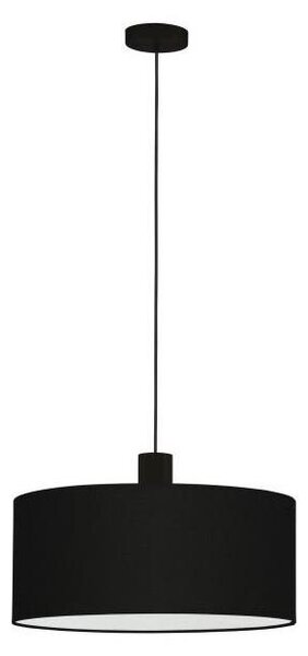 Eglo 33355 - Závesný luster AMANI na lanku 1xE27/60W/230V pr. 53 cm čierna