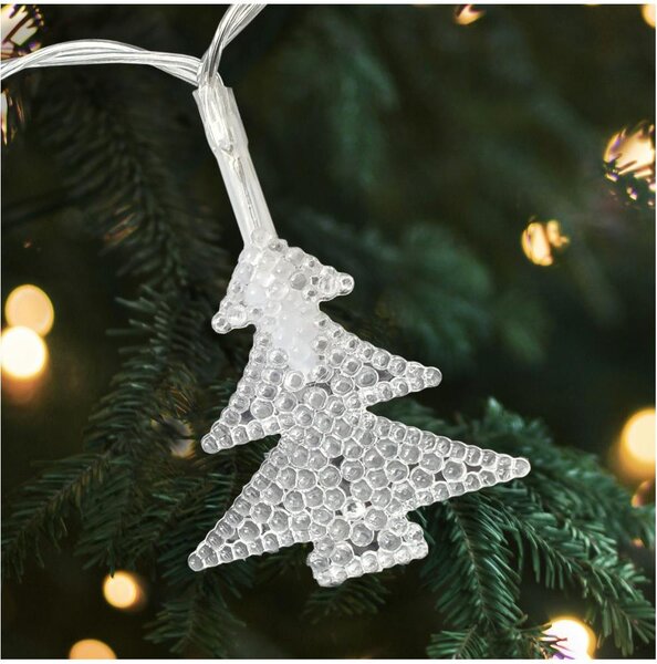 LED vonkajšia reťaz 20xLED/2xAA 2,2 m IP44 viacfarebné stromčeky