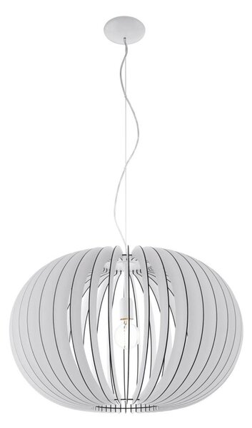 Eglo 95034 - Závesné svietidlo STELLATO 1xE27/60W/230V, priemer 70 cm, biele