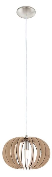 Eglo 95038 - Závesné svietidlo STELLATO 1xE27/60W/230V pr. 30 cm béžové