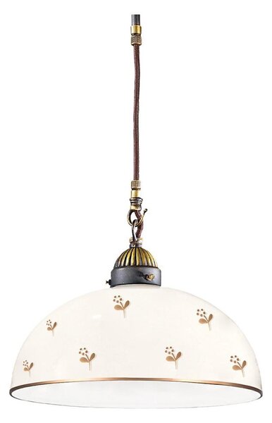 Kolarz 731.30.171 - Prívesný luster s lankom NONNA 1xE27/75W/230V, priemer 30 cm, kvetinový, ružové zlato