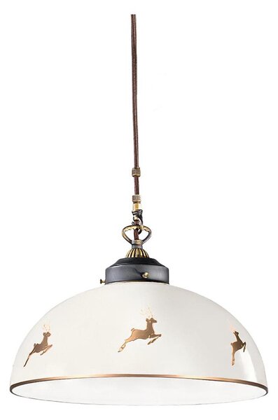 Kolarz 731.32.152-Luster na lankách NONNA 1xE27/75W/230V priemer 36 cm jelení ružové zlato