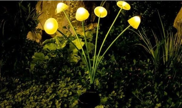 LED solárne dekoračné svietidlo so senzorom 6xLED/1,2V 3000K 72 cm 600 mAh IP44
