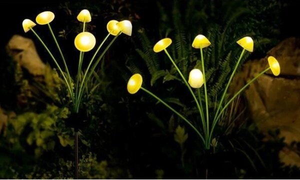 LED solárne dekoračné svietidlo so senzorom 6xLED/1,2V 3000K 72 cm 600 mAh IP44
