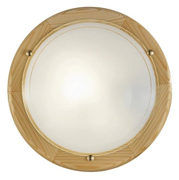 Eglo 3894 - Stropné svietidlo UFO 2xE27/60W/230V pr. 38 cm borovica