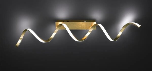 LED Stmievateľné stropné svietidlo RUSSEL LED/32W/230V zlaté