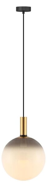 Zuma Line 003064-034739- Závesné svietidlo na lankách NUA 1xE27/25W/230V priemer 30 cm zlatá/čierna