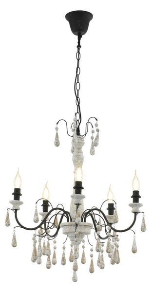 Eglo 33011 - Závesný luster na reťazi 5xE14/40W/230V