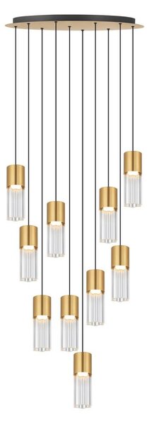 Zuma Line 003064-034738 - LED závesný luster na lanku IGGLY LED/50W/230V zlatý