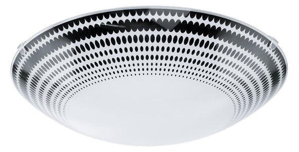Eglo 95291 - LED stropné svietidlo MAGITTA LED/16W/230V priemer 31,5 cm čierna/biela