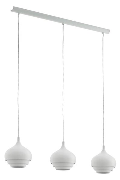 Eglo 97213 - Závesný luster CAMBORNE 3xE27/60W/230V biela