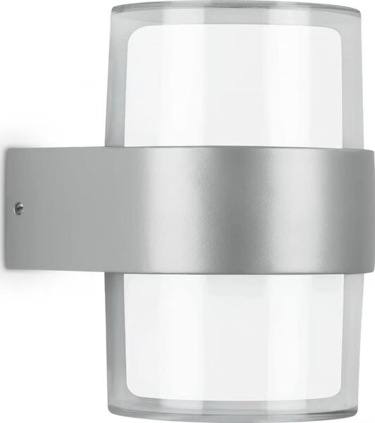 Telefunken 320404TF - LED vonkajšie nástenné svietidlo 2xLED/8W/230V IP44 matný chróm
