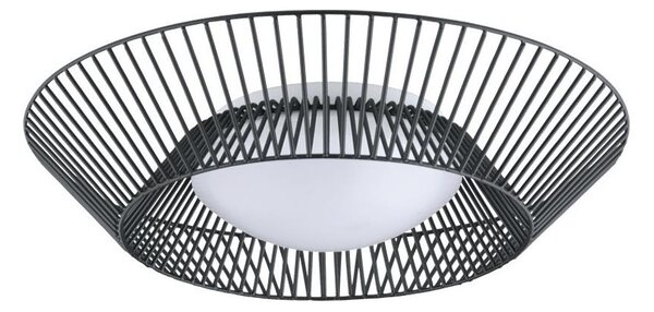 Eglo 200842 - LED stropné svietidlo PIASTRE LED/8,2W/230V pr. 39 cm čierna