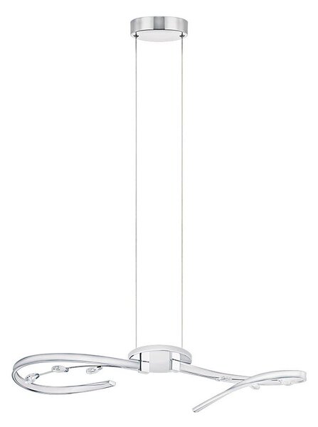 Eglo 97488 - LED krištáľový luster na lane VALLEMARE 1 2xLED/8W/230V