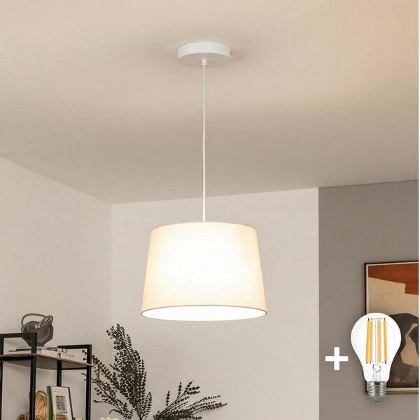 Brilagi - LED luster na lanku CERIA 1xE27/40W/230V pr. 30 cm béžová